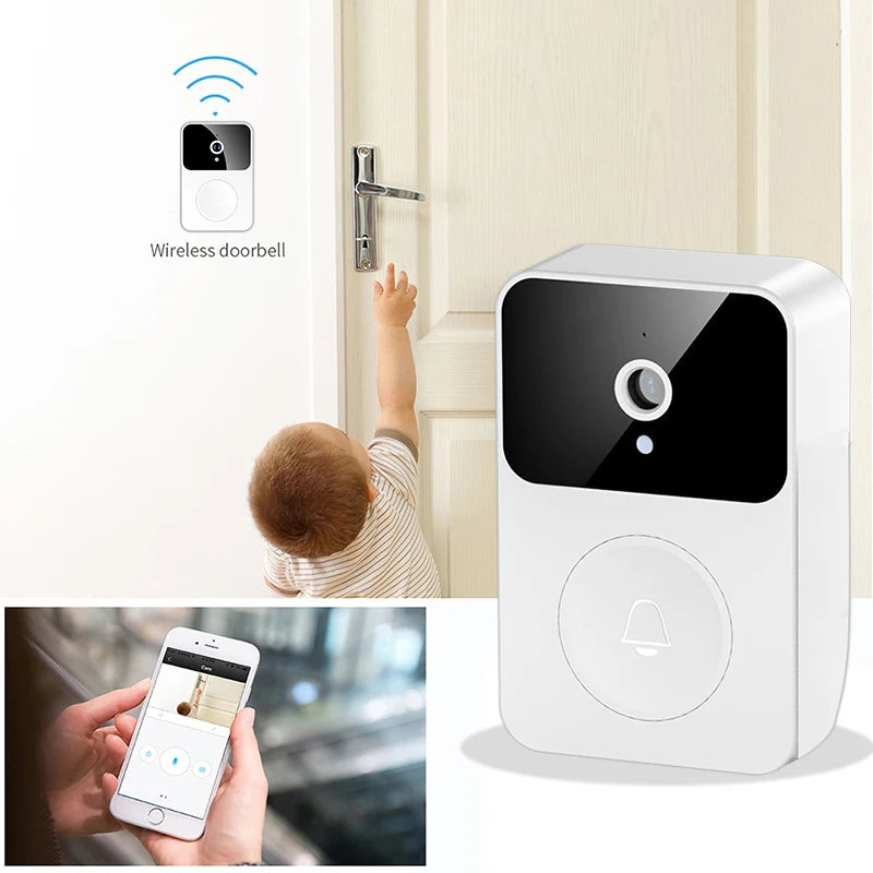 Campainha Wifi Eletrônica Sem Fio com Câmera