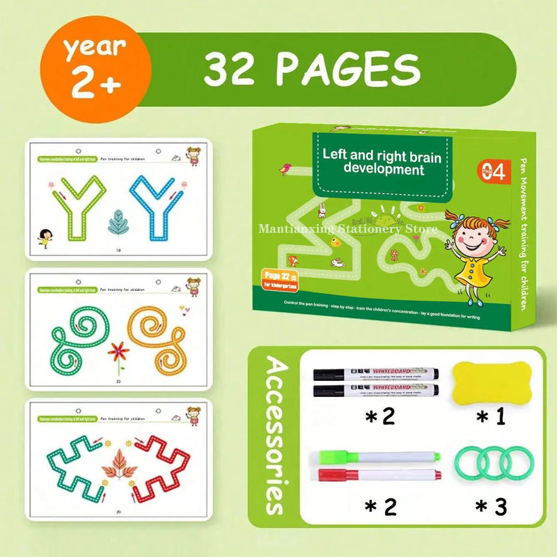 Caderno de Desenho e Traço Infantil - Magic Book
