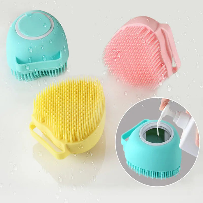 Escova de Banho Massageadora para Pets