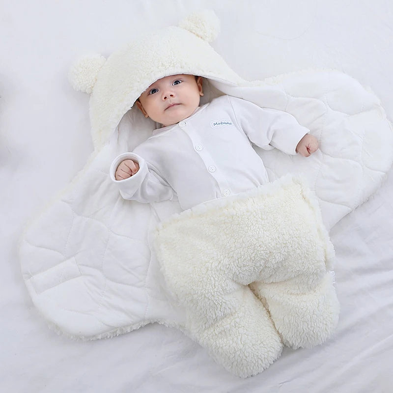 Cobertor com Capuz para Bebê