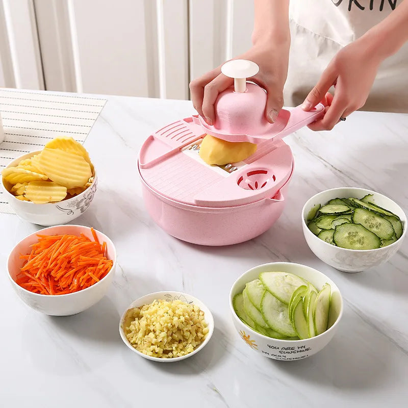 Cortador de Legumes e Vegetais Profissional 12 em 1