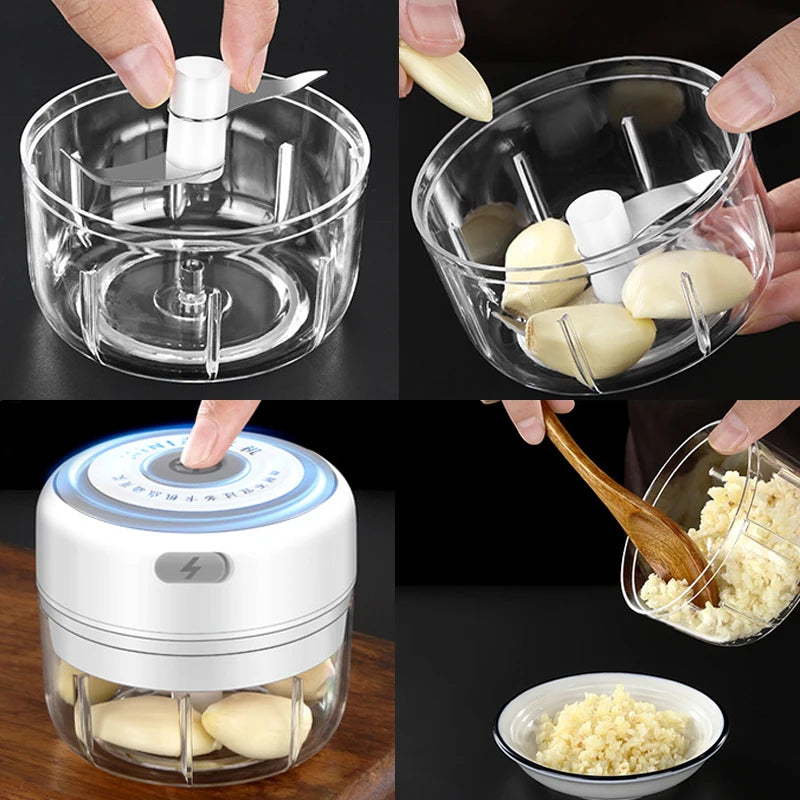 Triturador Elétrico Portátil - Food Crusher