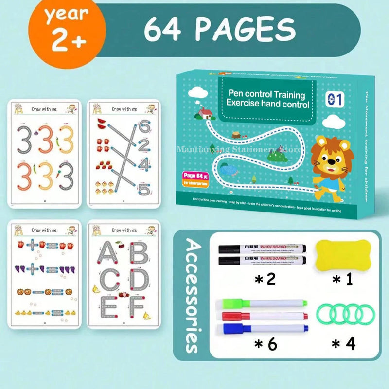 Caderno de Desenho e Traço Infantil - Magic Book