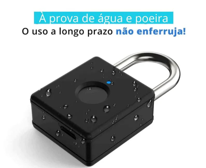 Cadeado Inteligente Biométrico - O Cadeado Mais Seguro do Mundo